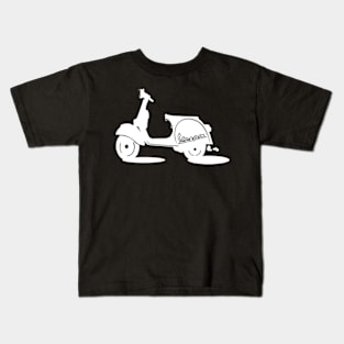 White Vespa Kids T-Shirt